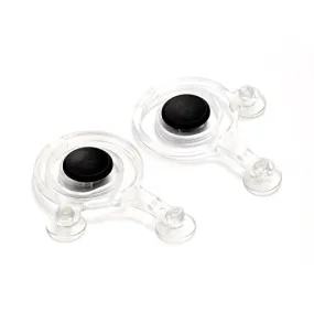 2 PCS 2017 New Hot Mobile Game Joystick Game KESHEE Sucker Paste King Glory Handle Artifact Flat Cell phone Hand Touch Button for Mobile Phone Funny Game Controller(Transparent）