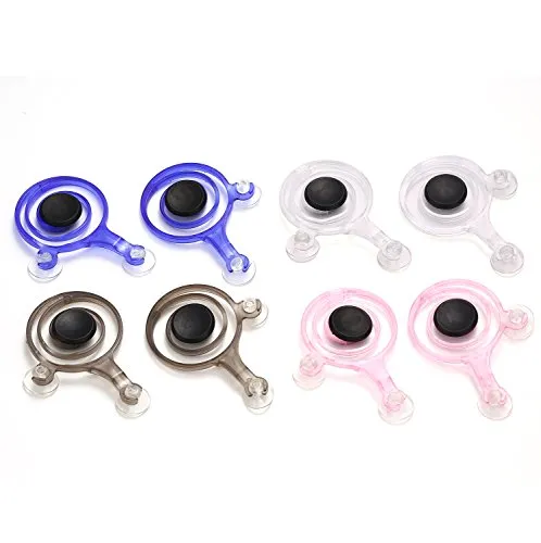 2 PCS 2017 New Hot Mobile Game Joystick Game KESHEE Sucker Paste King Glory Handle Artifact Flat Cell phone Hand Touch Button for Mobile Phone Funny Game Controller(Transparent）