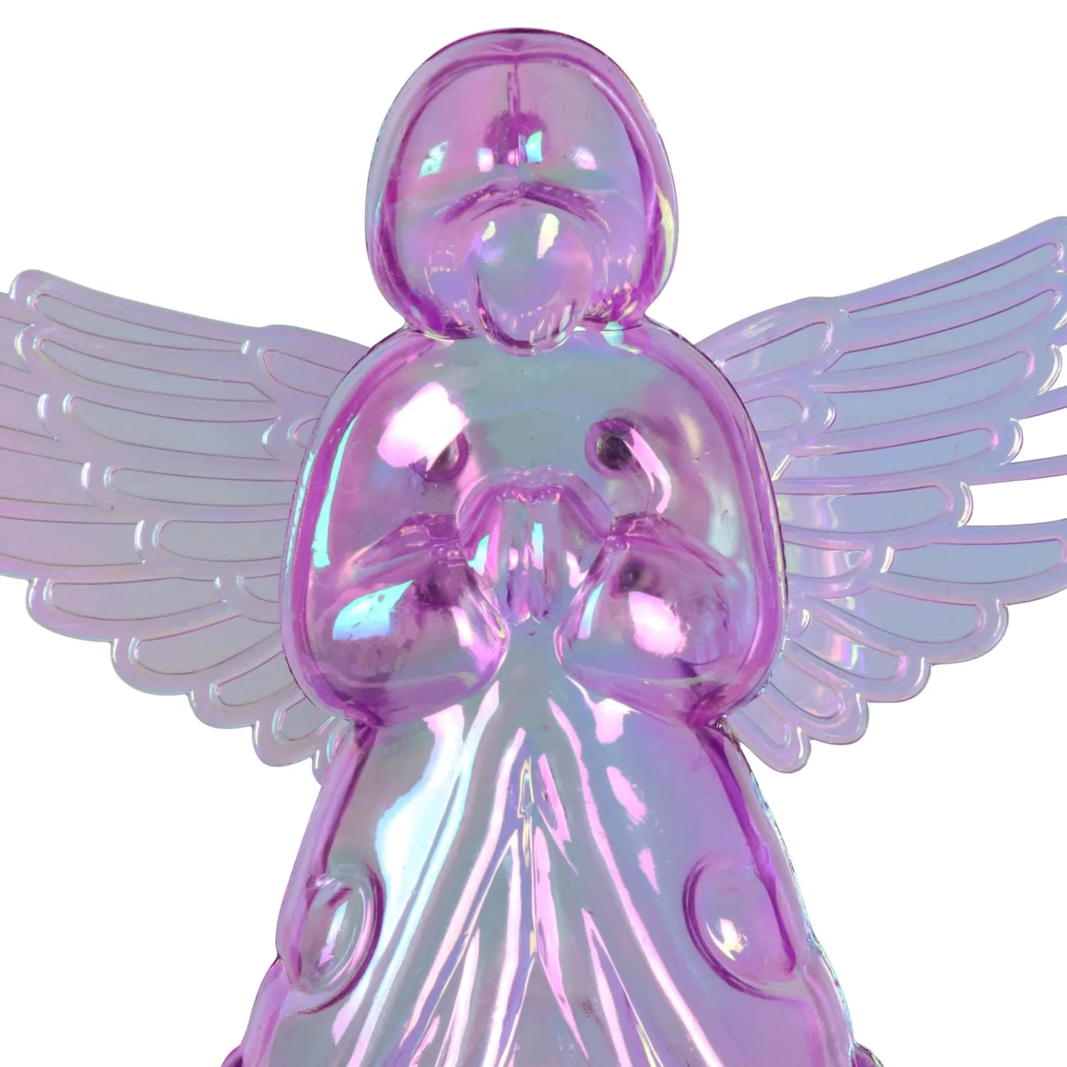 2 Piece Purple Angel WindyWing Garden Stakes, 4.5 by 30 Inches