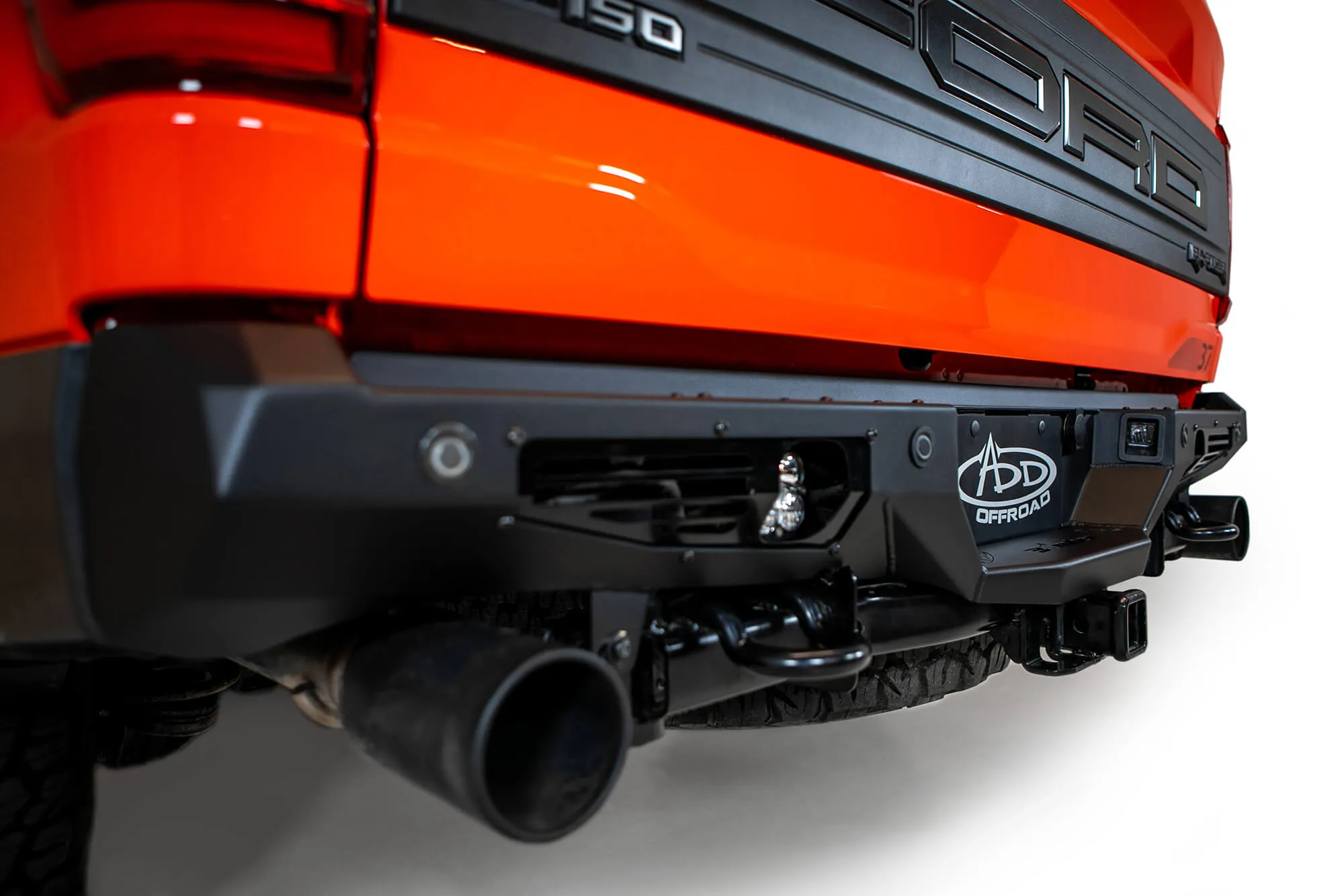 Addictive Desert Designs Bomber Rear Bumper -2021  Ford F-150 Raptor & Raptor R - R210141370103