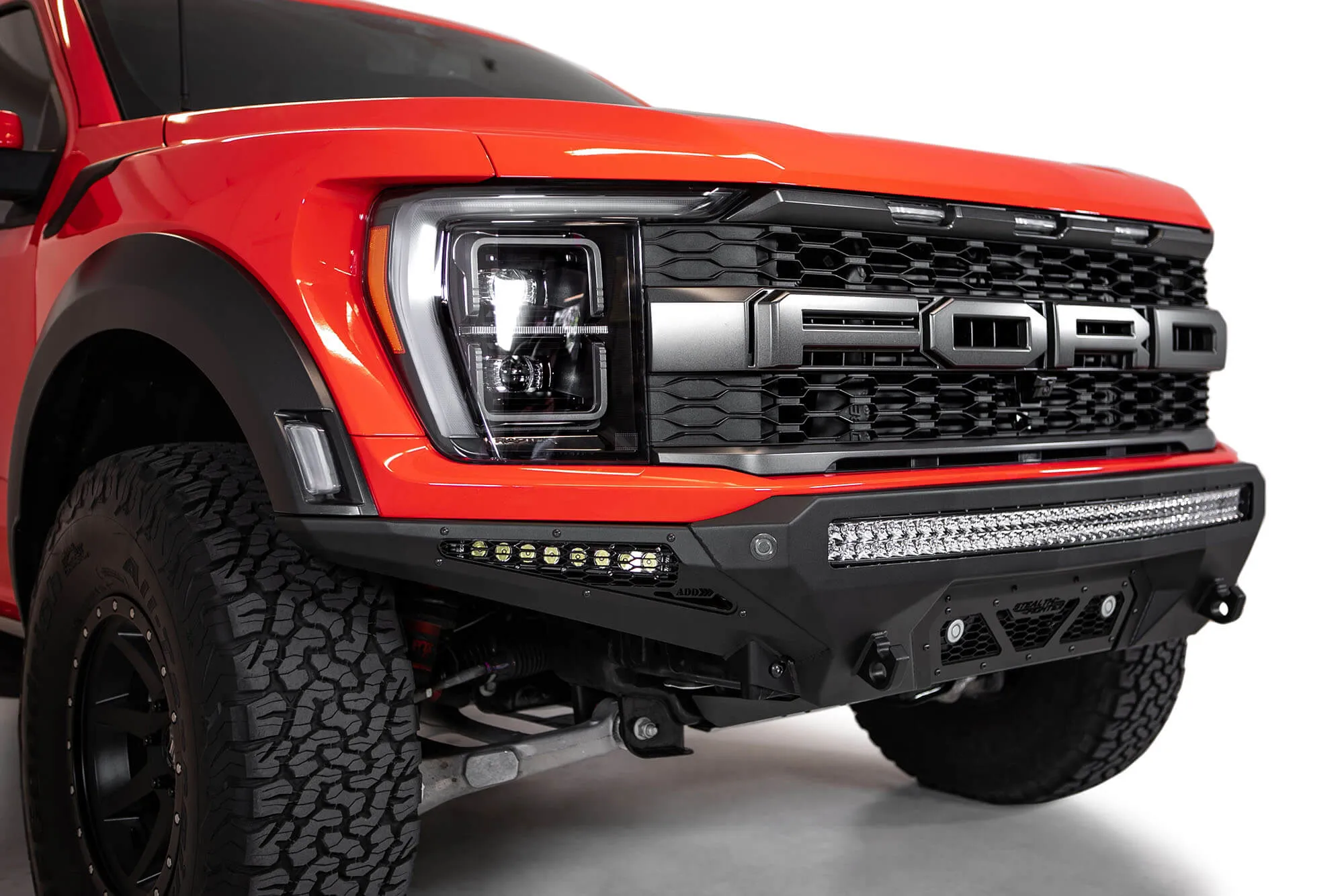 Addictive Desert Designs Stealth Fighter Front Bumper - 2021  Ford F-150 Raptor - F210151140103