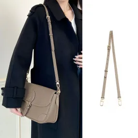Adjustable crossbody strap replacement for Mini Pochette Accessoires, genuine leather material