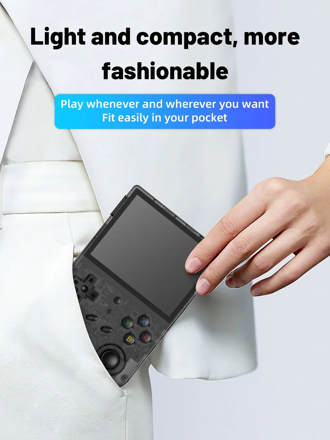 Anbernic RG353V: 3.5" IPS Screen, 15,000  Games, Game Boy Inspired Handheld