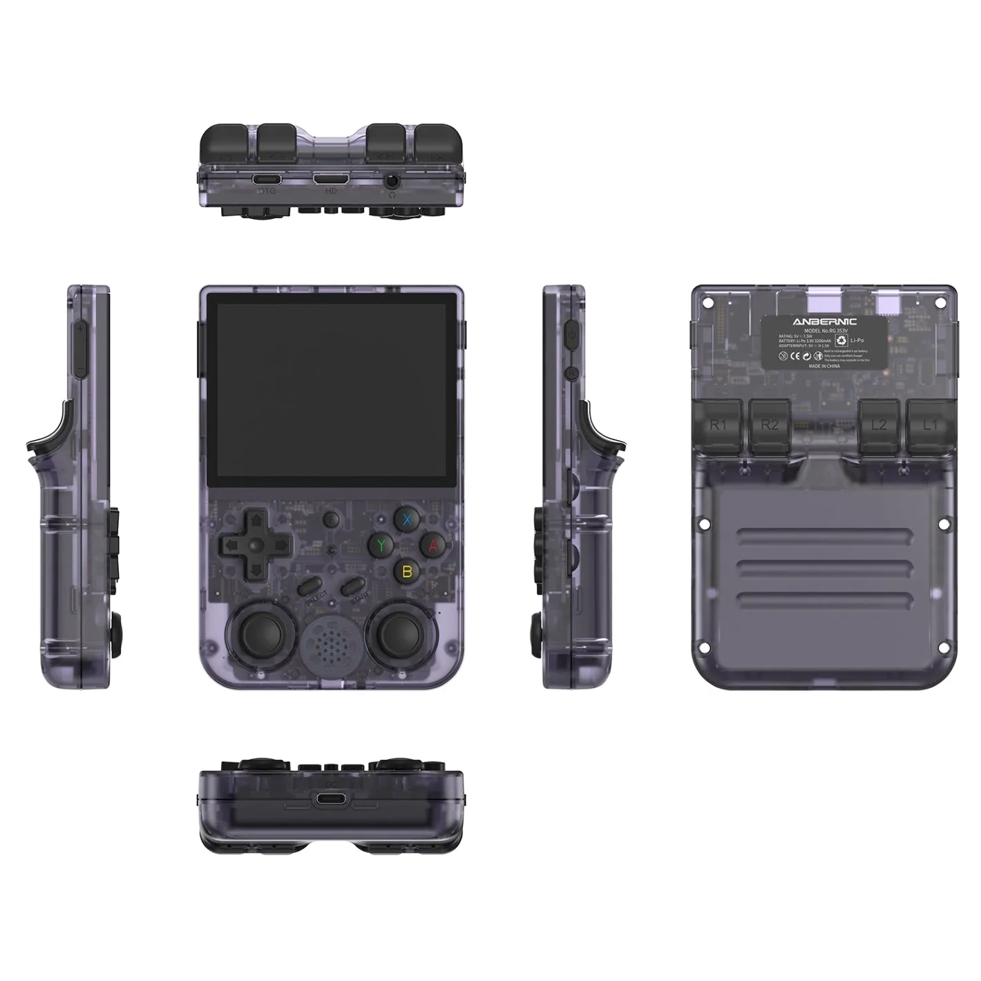 Anbernic RG353V: 3.5" IPS Screen, 15,000  Games, Game Boy Inspired Handheld