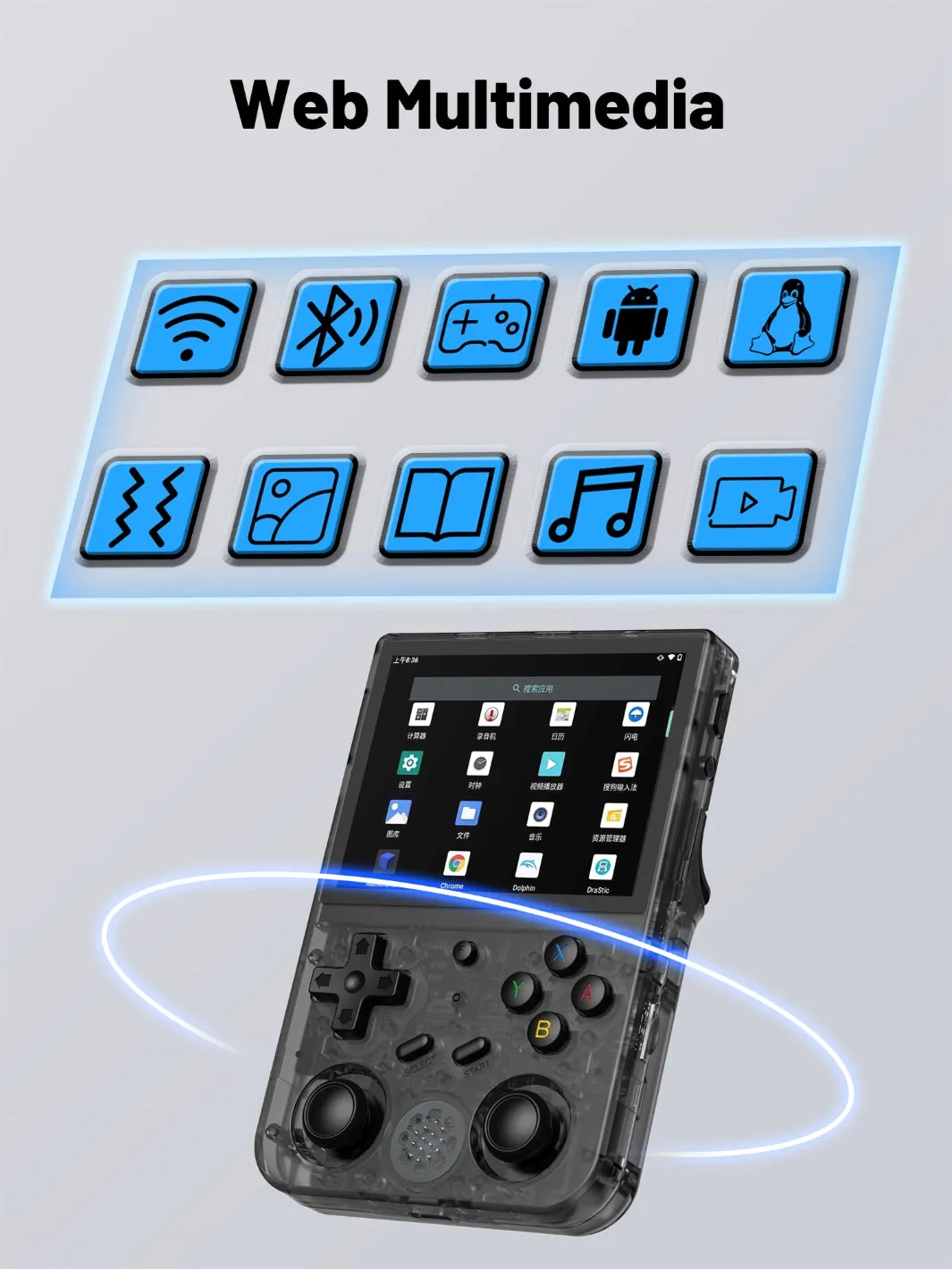 Anbernic RG353V: 3.5" IPS Screen, 15,000  Games, Game Boy Inspired Handheld