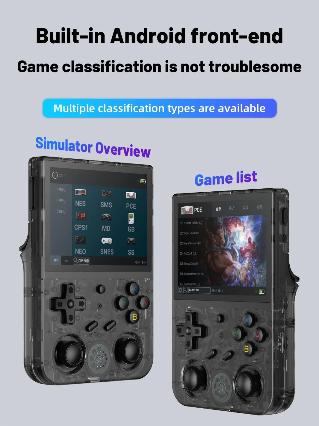 Anbernic RG353V: 3.5" IPS Screen, 15,000  Games, Game Boy Inspired Handheld