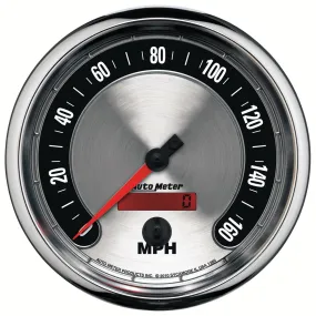 AutoMeter 1289 GAUGE; SPEEDOMETER; 5in.; 160MPH; ELEC. PROGRAMMABLE; AMERICAN MUSCLE