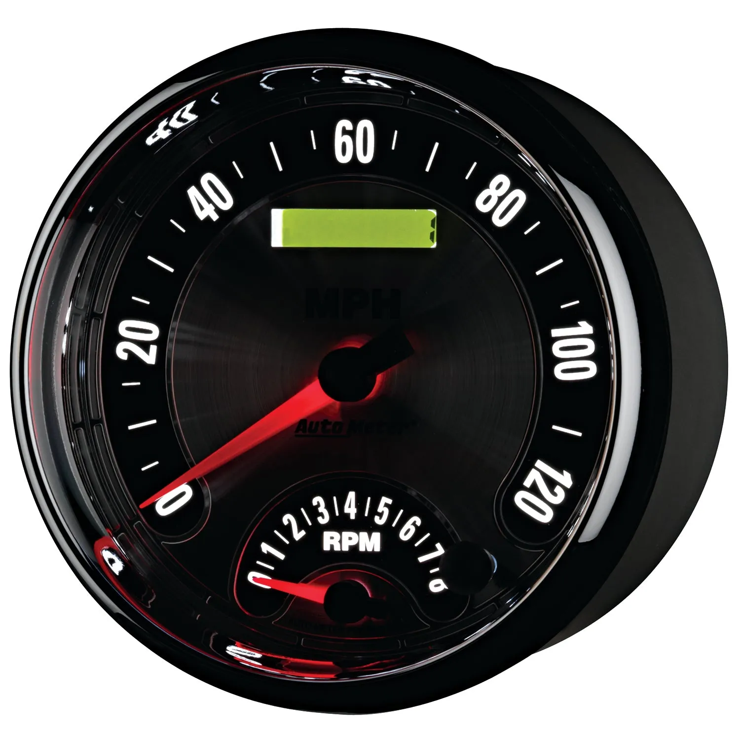 AutoMeter 1295 GAUGE; TACH/SPEEDO; 5in.; 160MPH/8K RPM; ELEC. PROGRAM.; AMER. MUSCLE