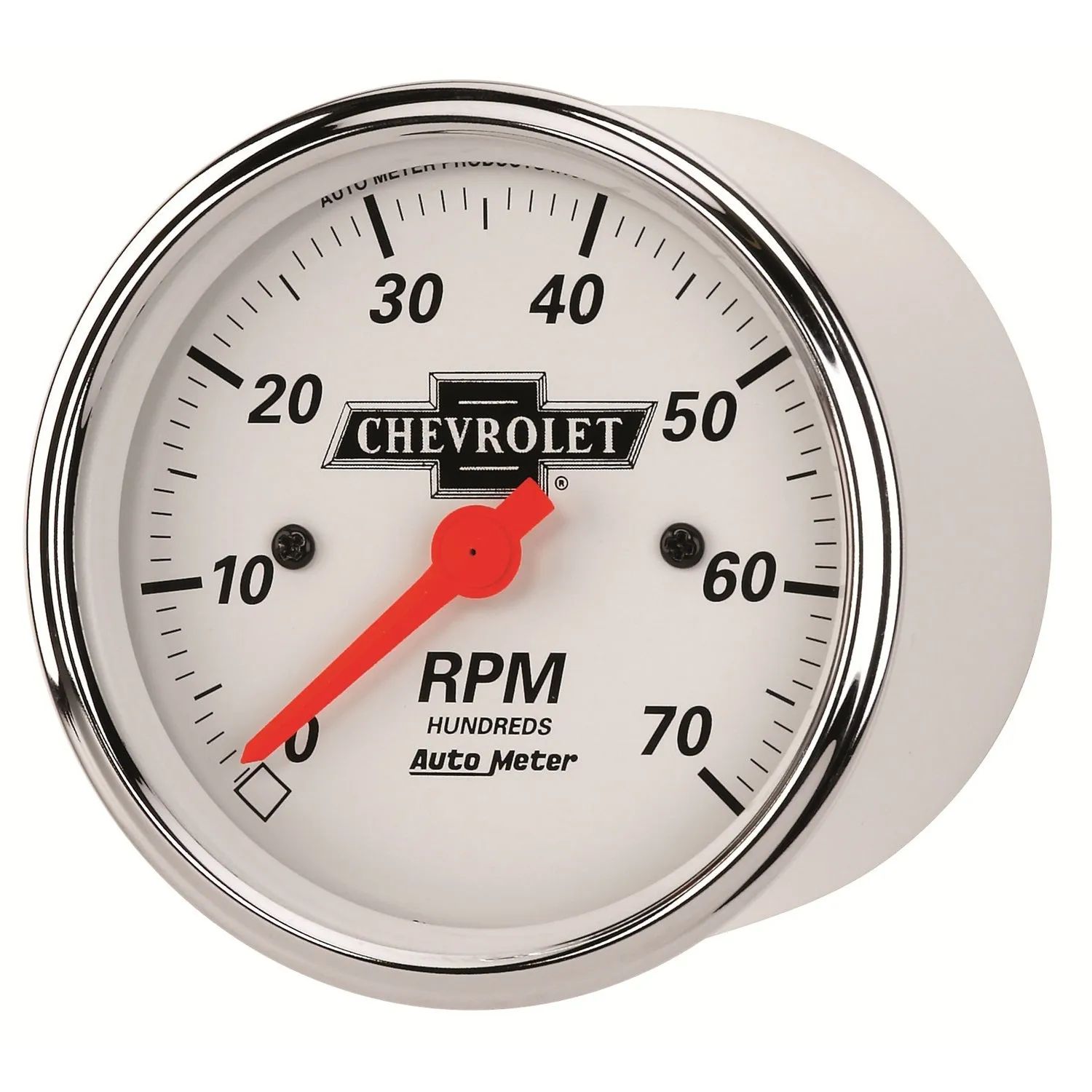 AutoMeter 1398-00408 GAUGE; TACHOMETER; 3 1/8in.; 7K RPM; IN-DASH; CHEVROLET HERITAGE BOWTIE