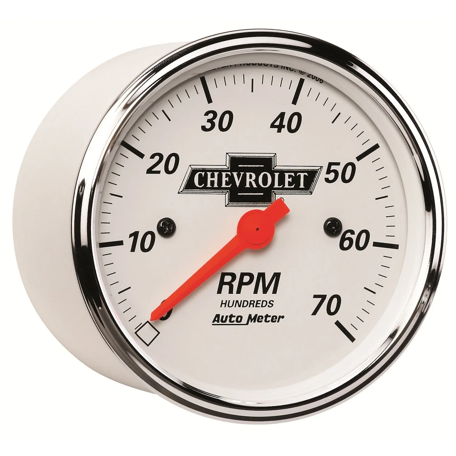AutoMeter 1398-00408 GAUGE; TACHOMETER; 3 1/8in.; 7K RPM; IN-DASH; CHEVROLET HERITAGE BOWTIE