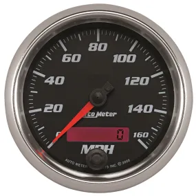 AutoMeter 19689 GAUGE; SPEEDOMETER; 3 3/8in.; 160MPH; ELEC. PROGRAMMABLE; BLACK; PRO-CYCLE