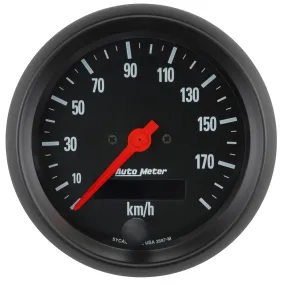 AutoMeter 2687-M GAUGE; SPEEDOMETER; 3 3/8in.; 190KM/H; ELEC. PROG. W/LCD ODO; Z-SERIES