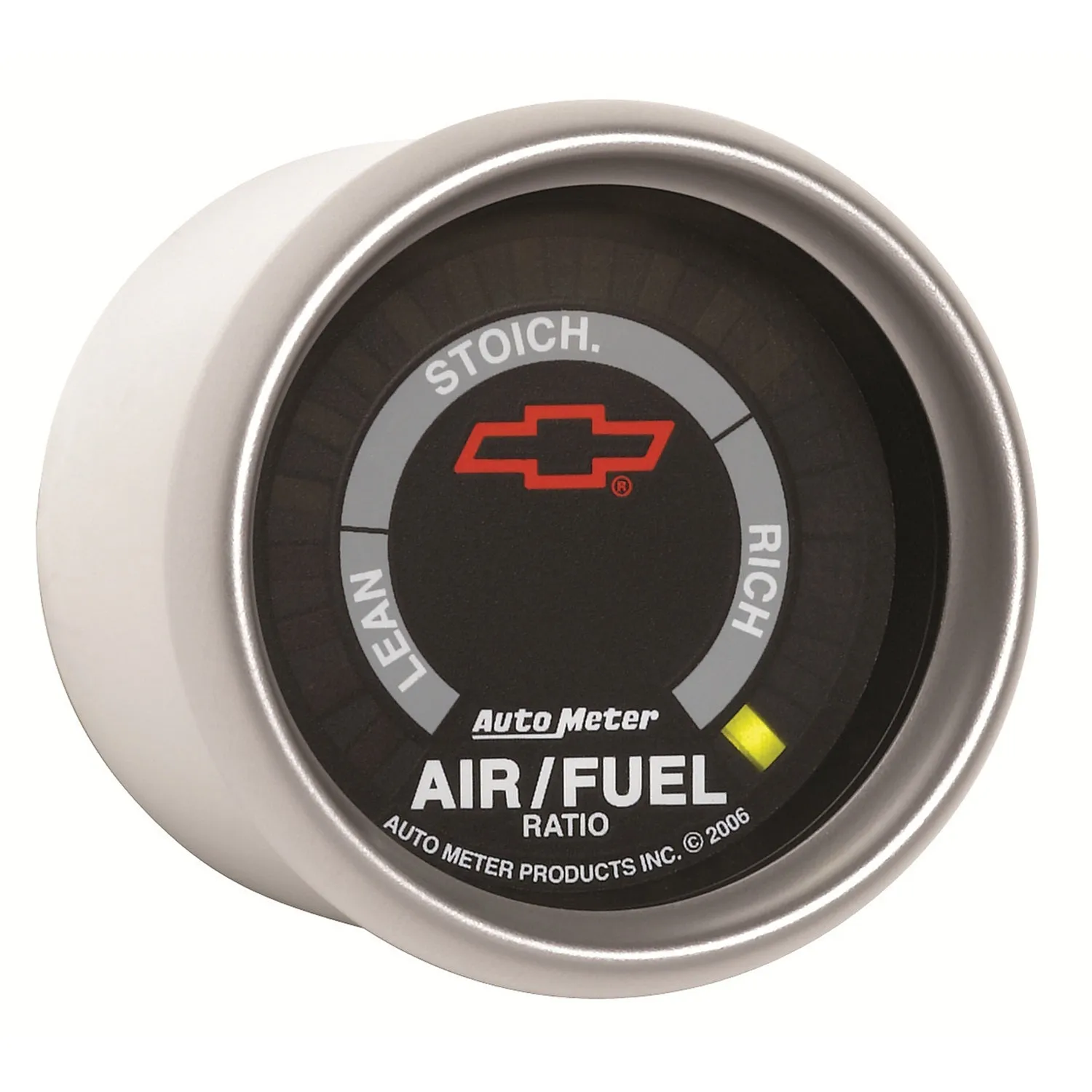 AutoMeter 3675-00406 GAUGE; AIR/FUEL RATIO-NARROWBAND; 2 1/16in.; LEAN-RICH; LED ARRAY; CHEVY RED BOW