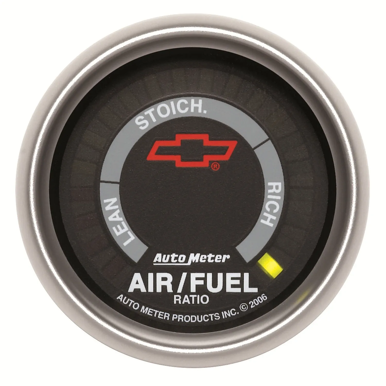 AutoMeter 3675-00406 GAUGE; AIR/FUEL RATIO-NARROWBAND; 2 1/16in.; LEAN-RICH; LED ARRAY; CHEVY RED BOW
