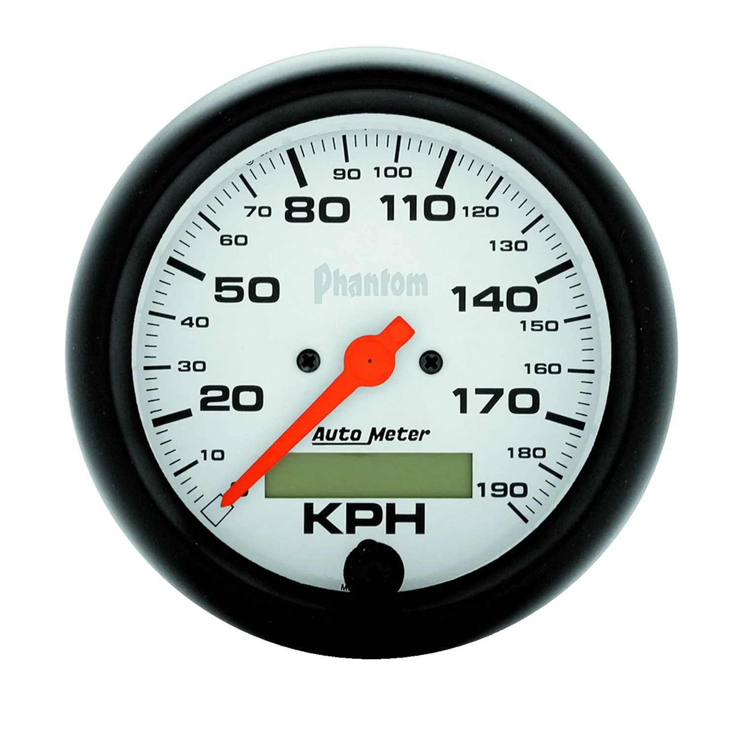 AutoMeter 5887-M GAUGE; SPEEDOMETER; 3 3/8in.; 190KM/H; ELEC. PROG. W/LCD ODO; PHANTOM