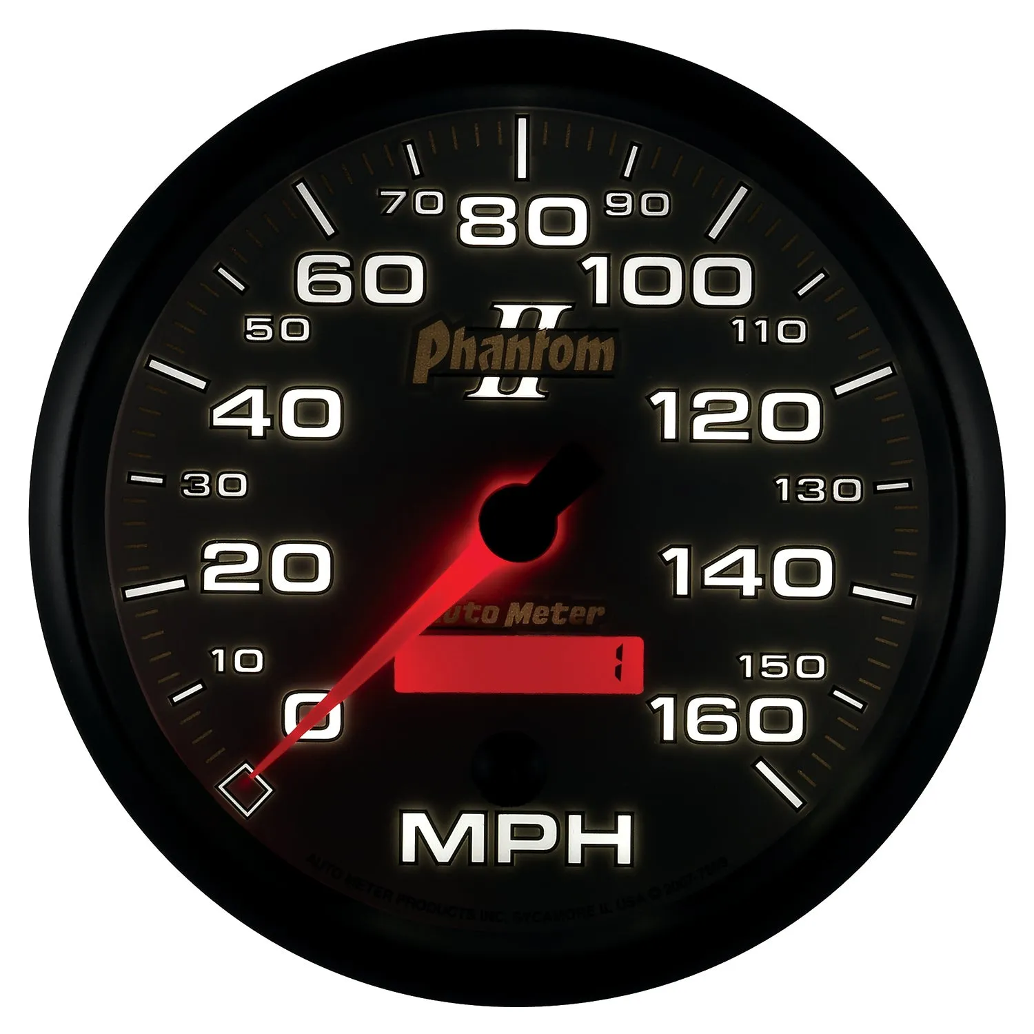 AutoMeter 7589 GAUGE; SPEEDOMETER; 5in.; 160MPH; ELEC. PROGRAMMABLE; PHANTOM II