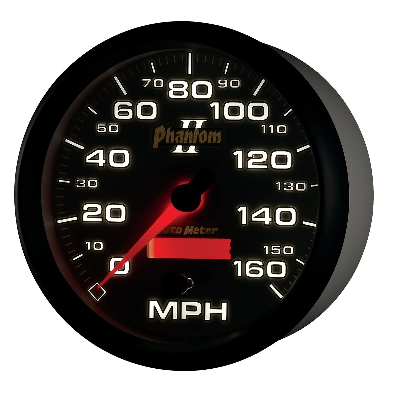 AutoMeter 7589 GAUGE; SPEEDOMETER; 5in.; 160MPH; ELEC. PROGRAMMABLE; PHANTOM II