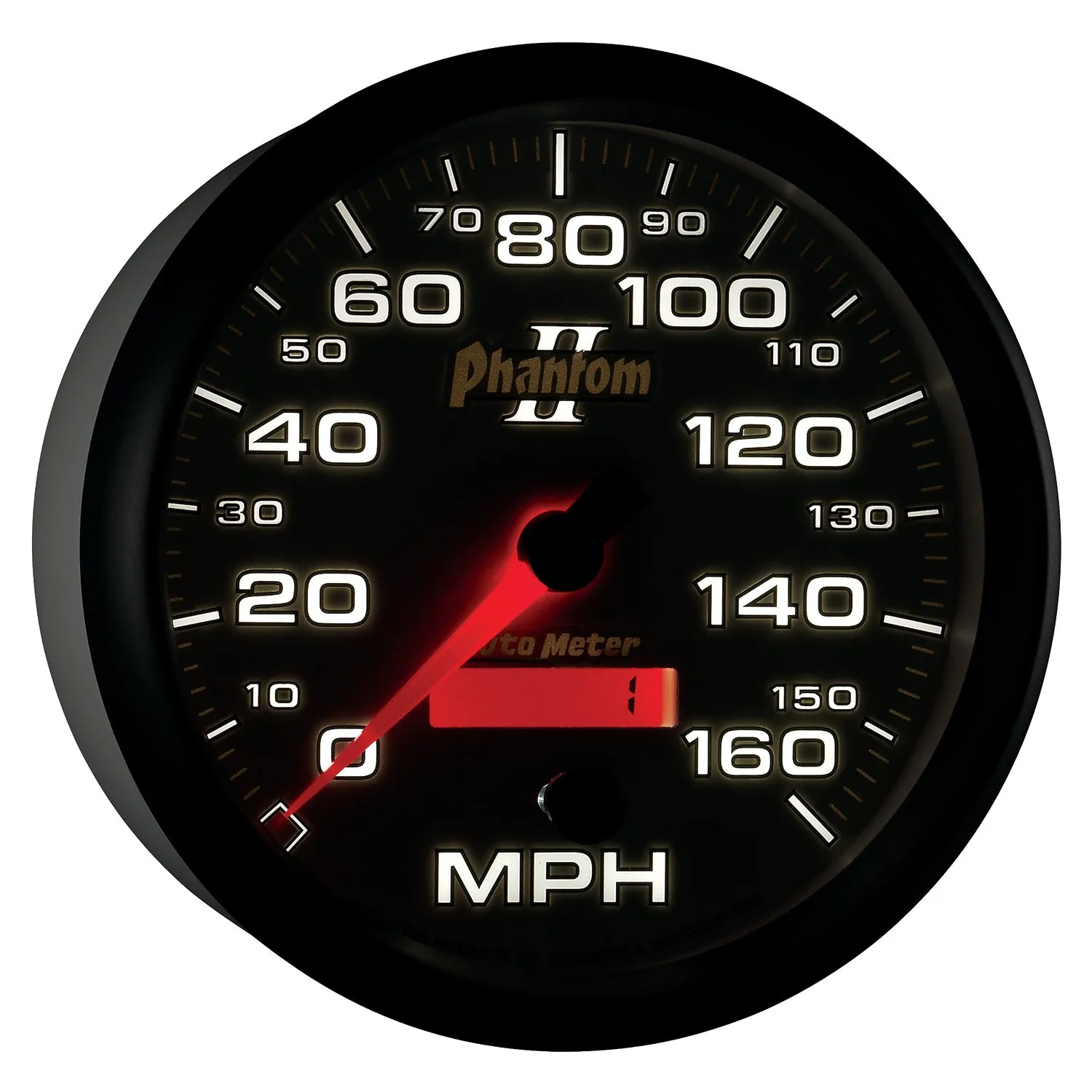 AutoMeter 7589 GAUGE; SPEEDOMETER; 5in.; 160MPH; ELEC. PROGRAMMABLE; PHANTOM II