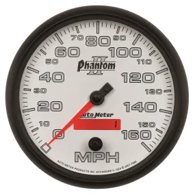 AutoMeter 7589 GAUGE; SPEEDOMETER; 5in.; 160MPH; ELEC. PROGRAMMABLE; PHANTOM II