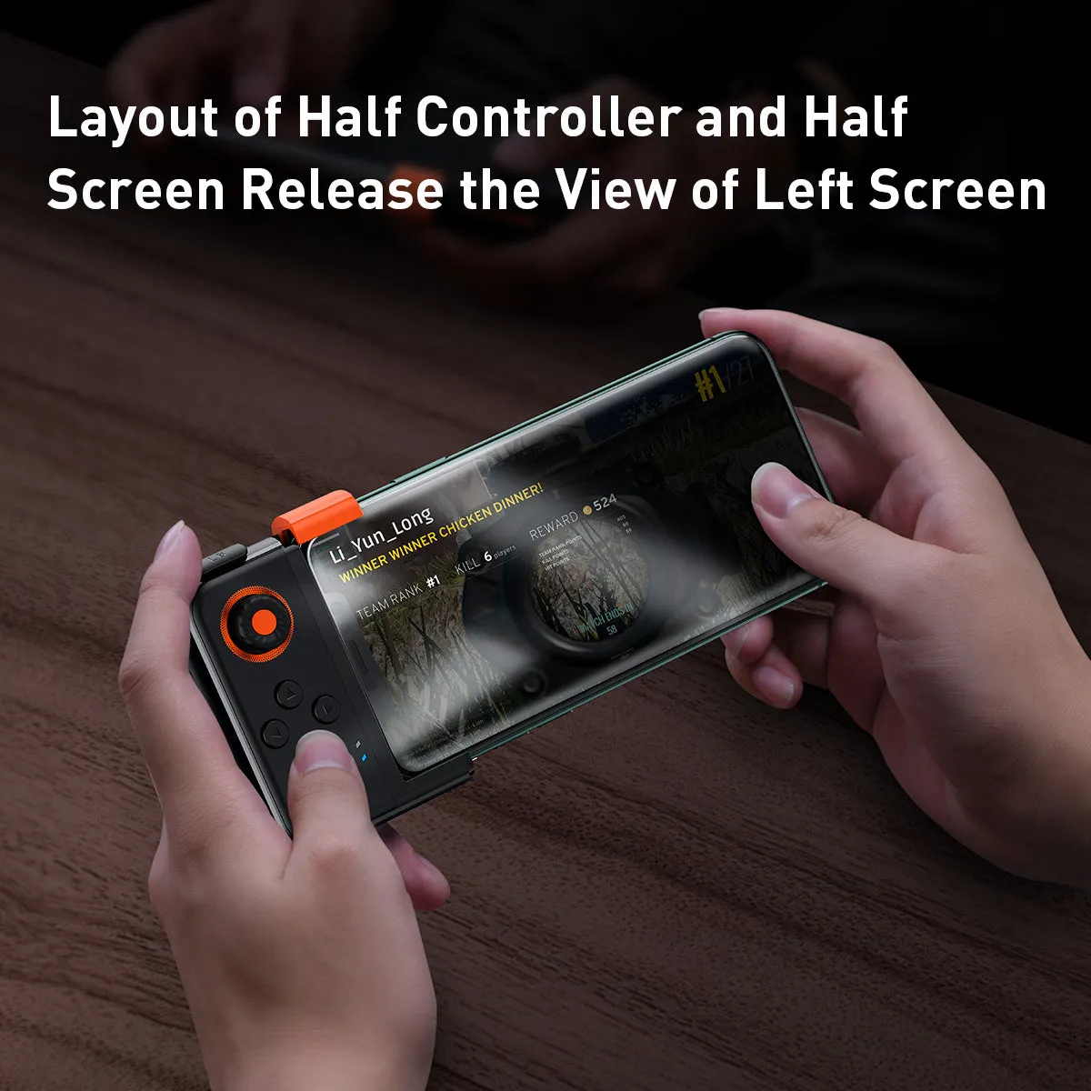 Baseus GAMO One-Handed PUBG L1/L2 Button Gaming Controller Gamepad with Joystick for Mobile