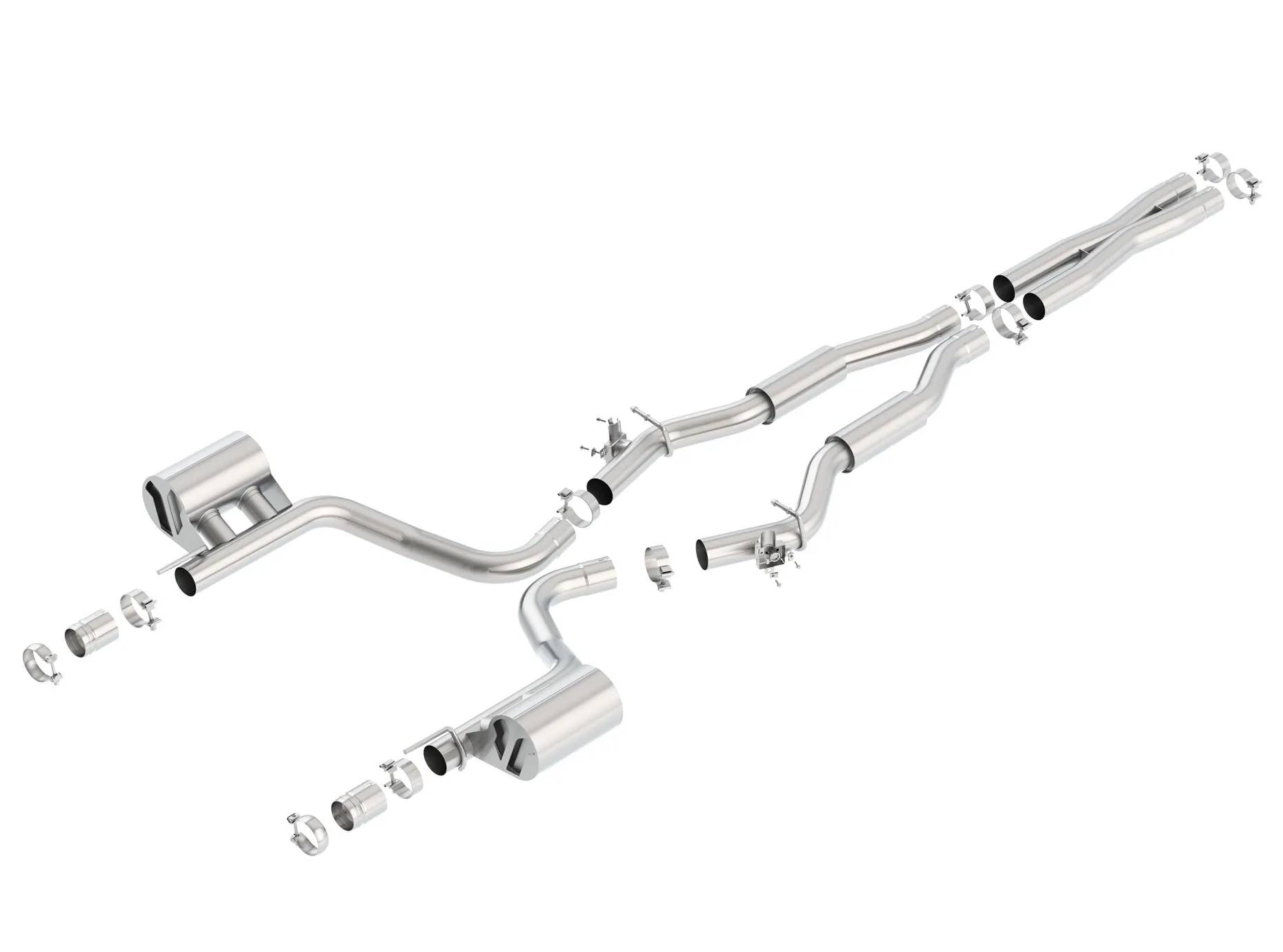 Borla Catback Exhaust Dodge Challenger SRT Hellcat 6.2 [w/o Active Exhaust Valves] (15-19) ATAK or S-Type