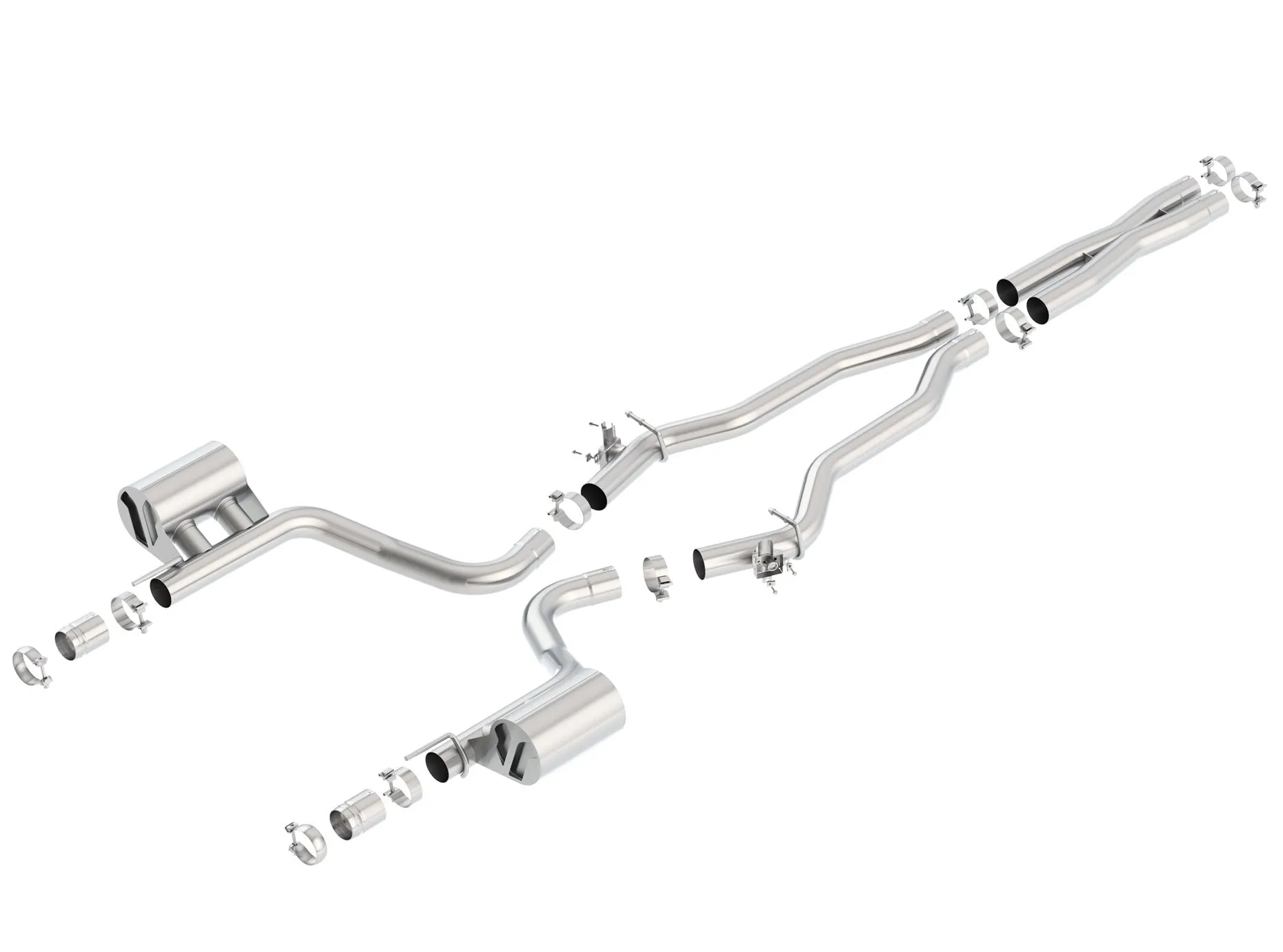 Borla Catback Exhaust Dodge Challenger SRT Hellcat 6.2 [w/o Active Exhaust Valves] (15-19) ATAK or S-Type