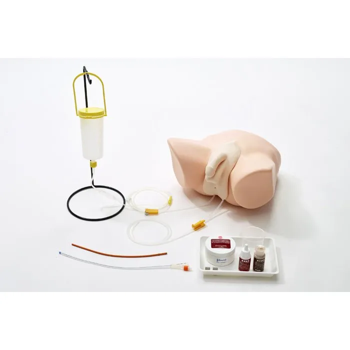Catheterization & Enema Simulator - Male and Female Genitalia Set