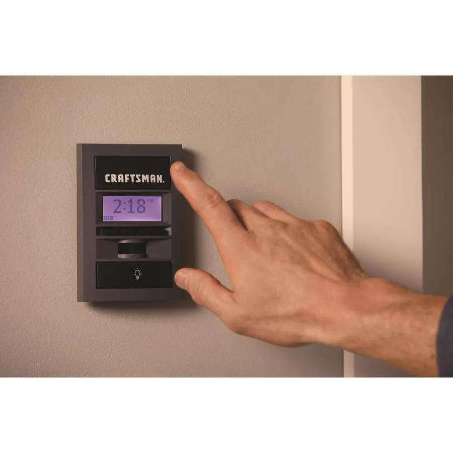 CRAFTSMAN 1-HP my Q Smart Belt Drive Garage Door Opener with MyQ and Wi-Fi Compatibility and Battery Back-Up