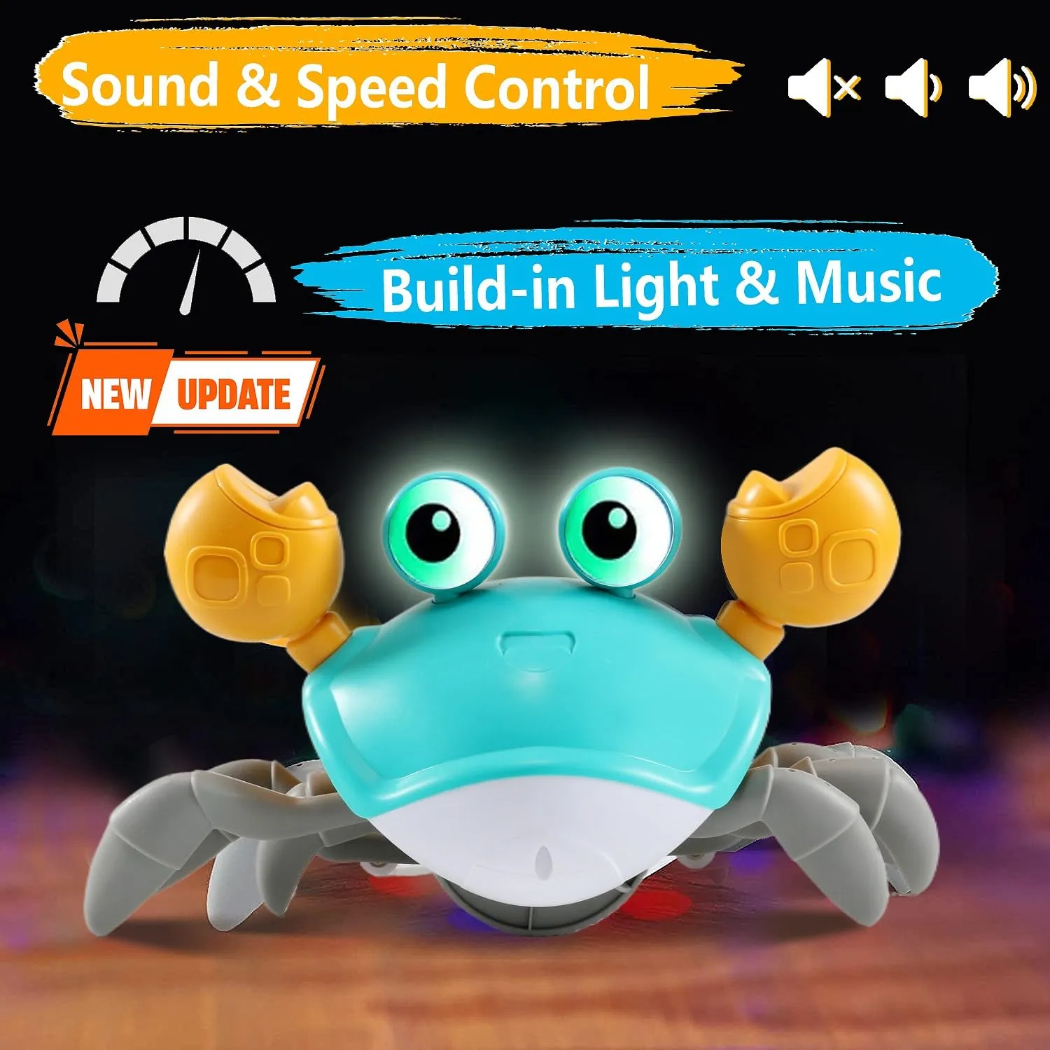 CuddleCrab Adventures – Baby Fun Tummy Time & Crawling Companion for Joyful Playtime