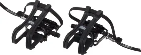 Dimension Combo Compe Pedal/Toe clip Set 9/16" Aluminum