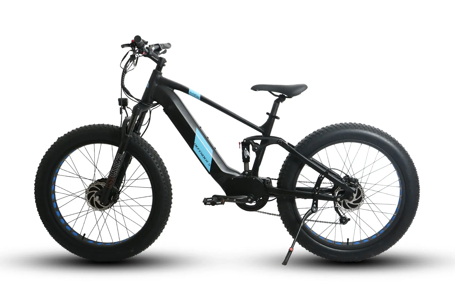 EUNORAU DEFENDER-S 48V/14Ah 1500W AWD Electric Mountain Bike