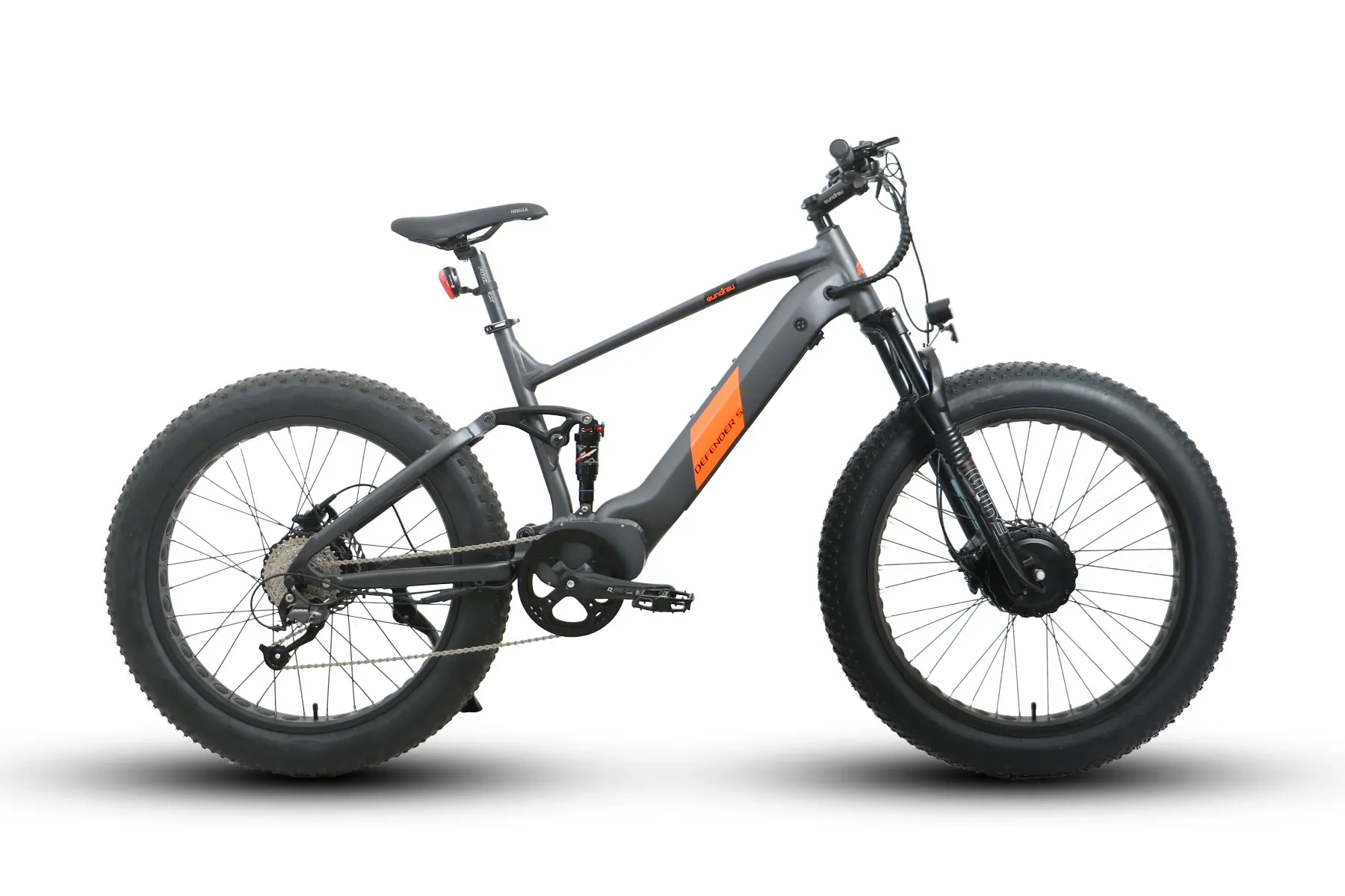 EUNORAU DEFENDER-S 48V/14Ah 1500W AWD Electric Mountain Bike