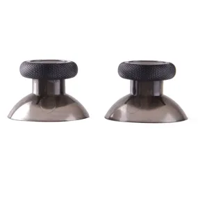 eXtremeRate Clear Black Custom Thumbsticks Joysticks Part For Microsoft Xbox one Controller - XOJ0115