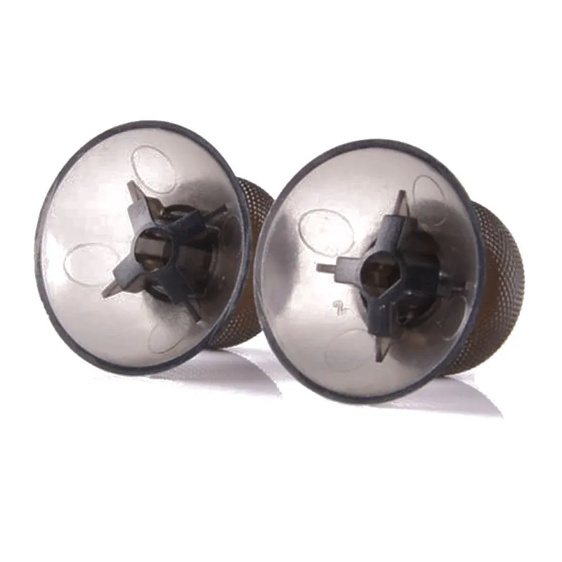 eXtremeRate Clear Black Custom Thumbsticks Joysticks Part For Microsoft Xbox one Controller - XOJ0115
