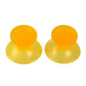 eXtremeRate Clear Yellow Custom Thumbsticks Joysticks Part For Microsoft Xbox one Controller - XOJ0117