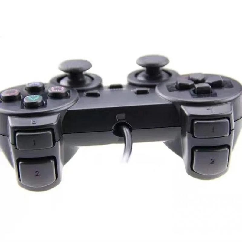 For Sony PS2 Game Controller Dual Vibration Digital Joypad Wired Connection Anti-slip Gamepad For Playstation 2 Gaming Console