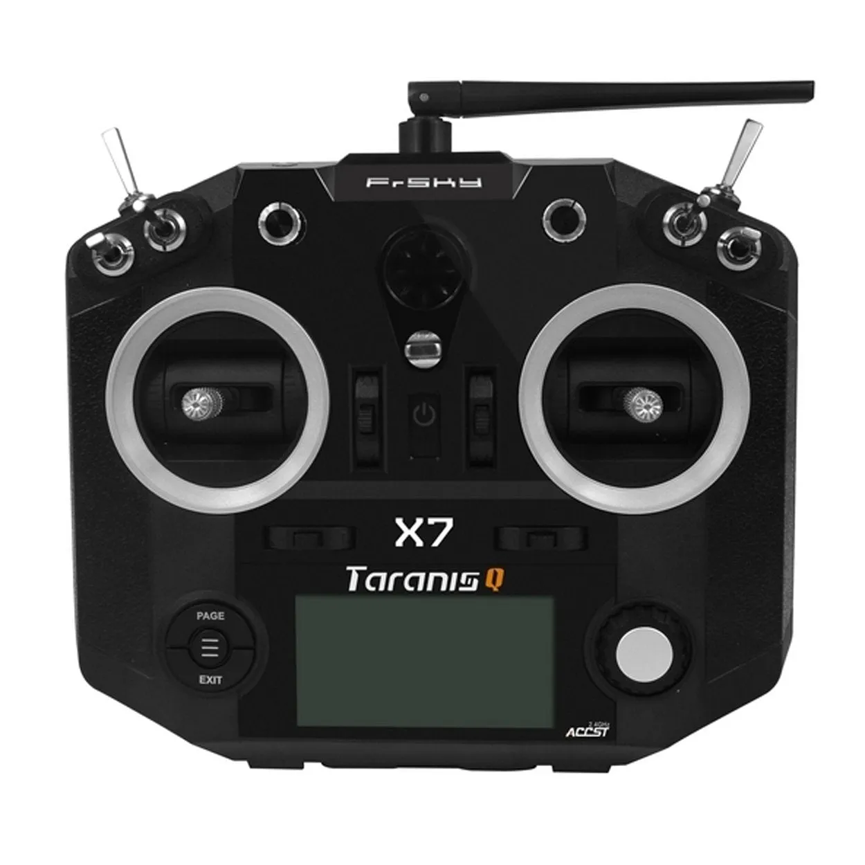 FrSky RC Taranis Q X7 16-ch Transmitter, Piano Black, 03017001