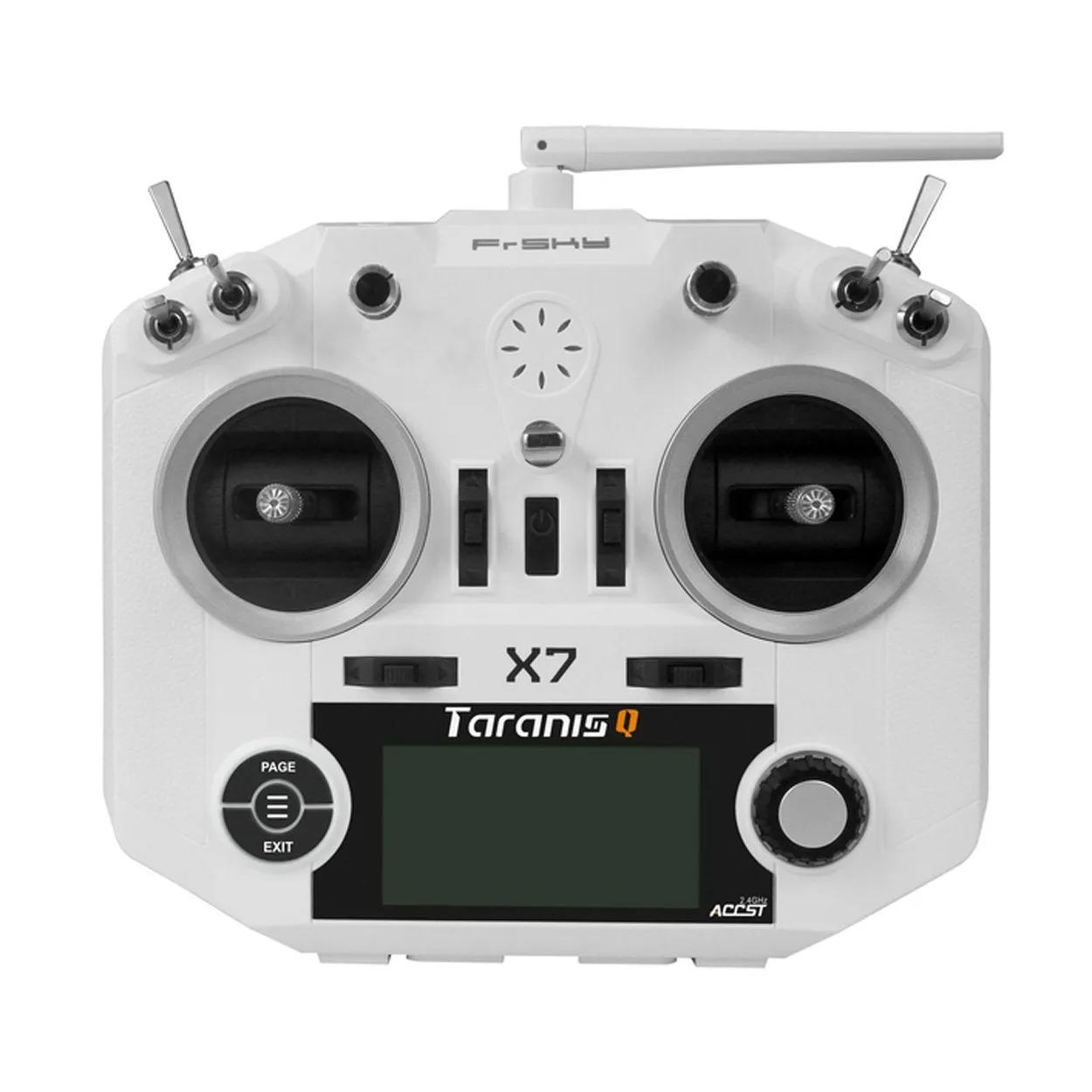 FrSky RC Taranis Q X7 16-ch Transmitter, White, 03017002