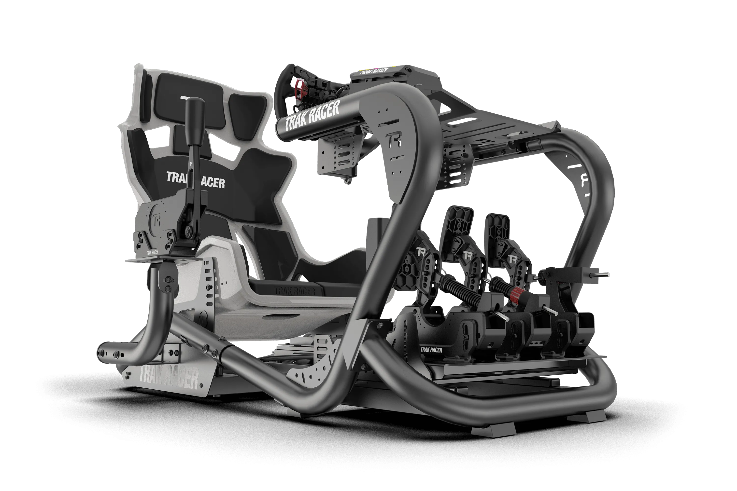 Grey GT Style TR Series Fiberglass Seat