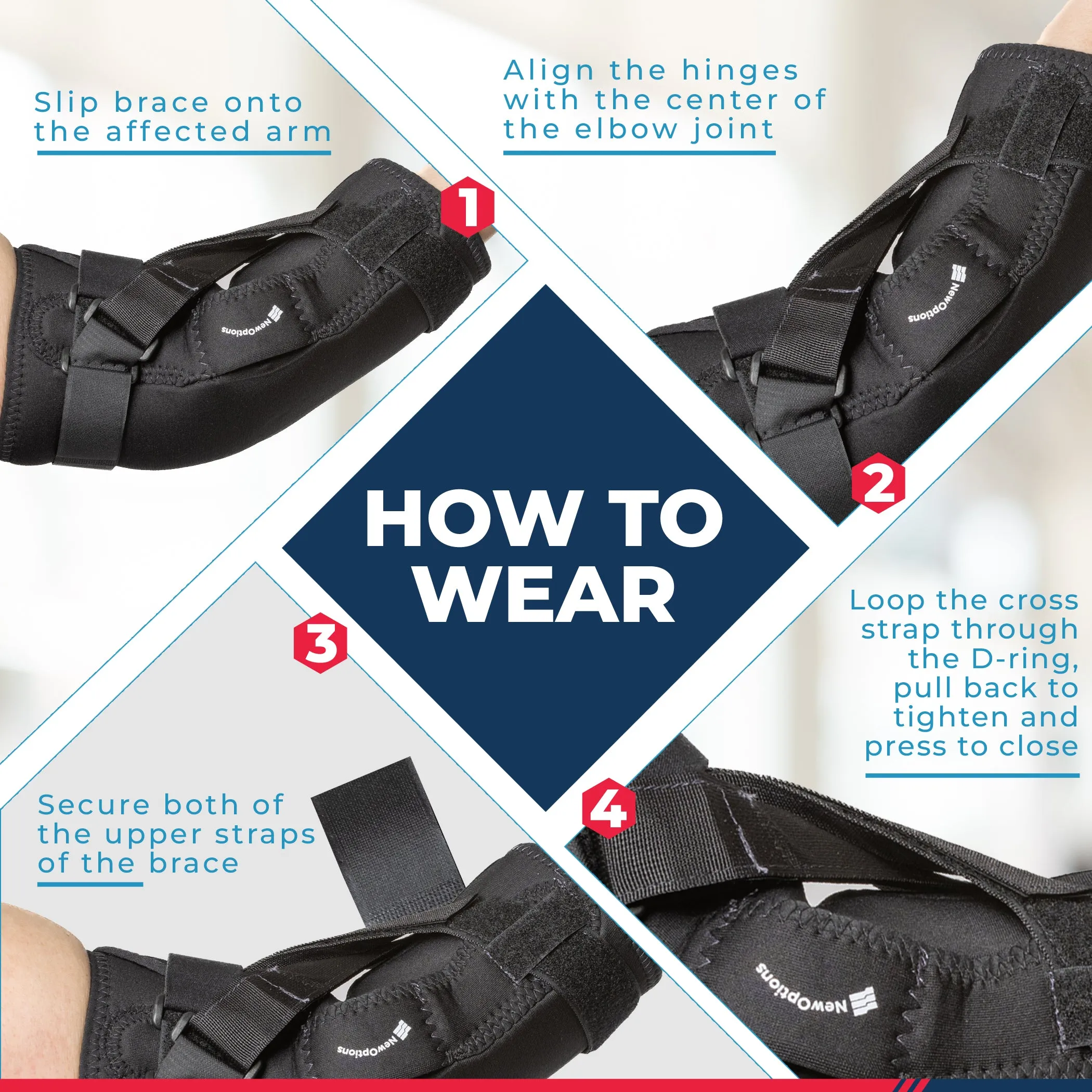 Hyperextension Hinged Elbow Brace Neoprene (E15-PC)