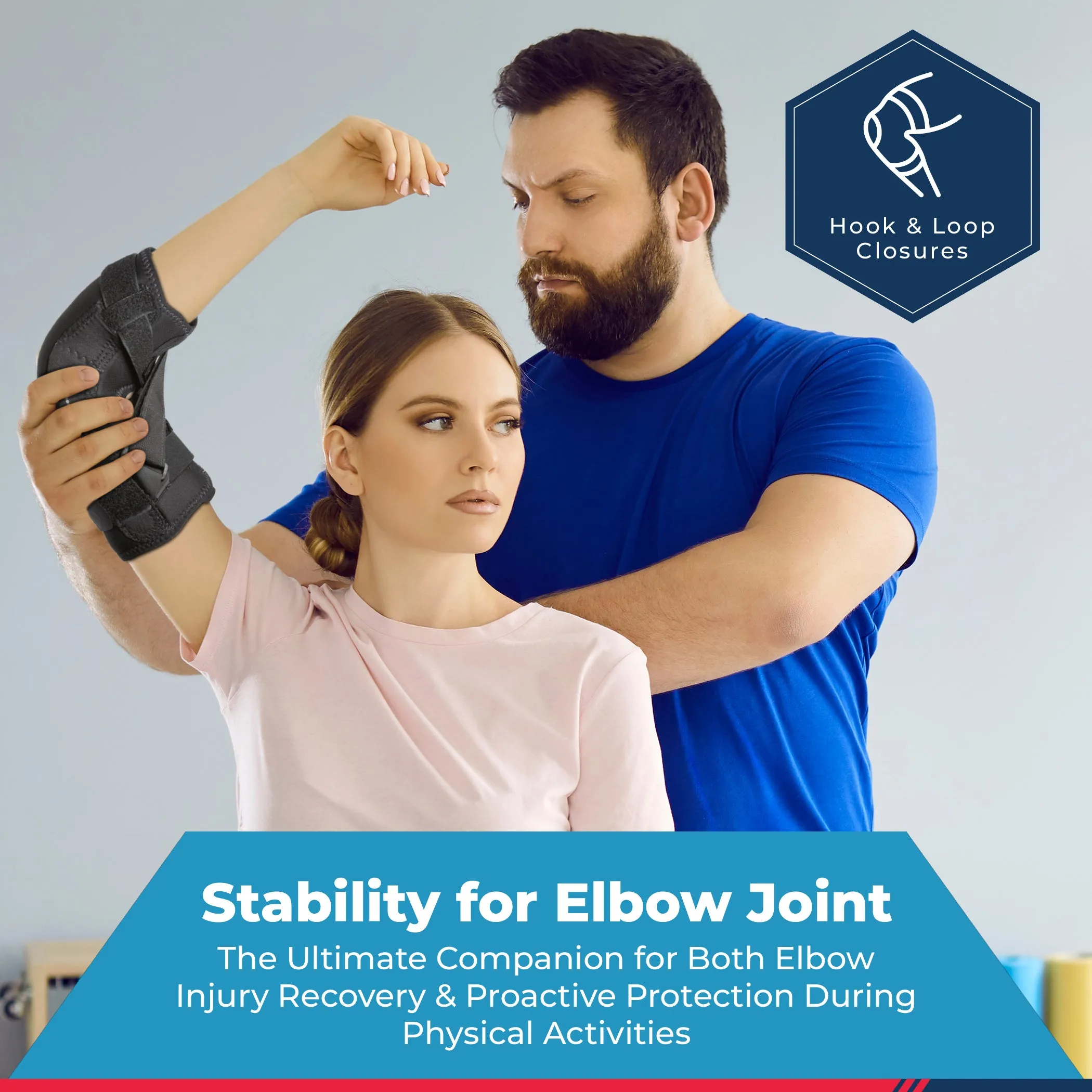 Hyperextension Hinged Elbow Brace Neoprene (E15-PC)