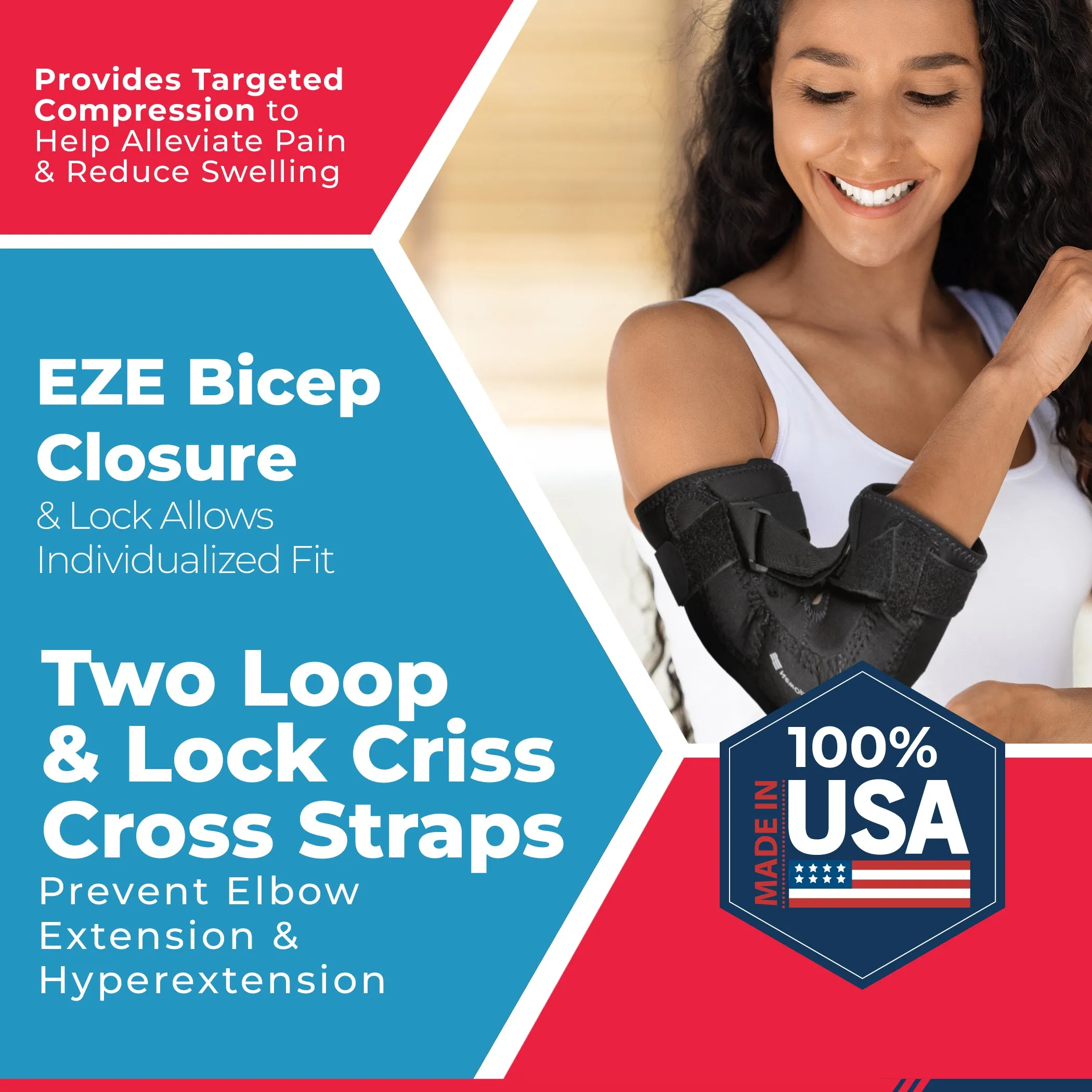 Hyperextension Hinged Elbow Brace Neoprene (E15-PC)