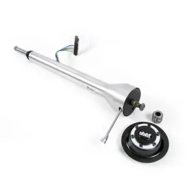 ididit Pro-Lite Steering Column - 2" Tube - 30" Length - Hazard/Turn Signal - Steel - Chrome
