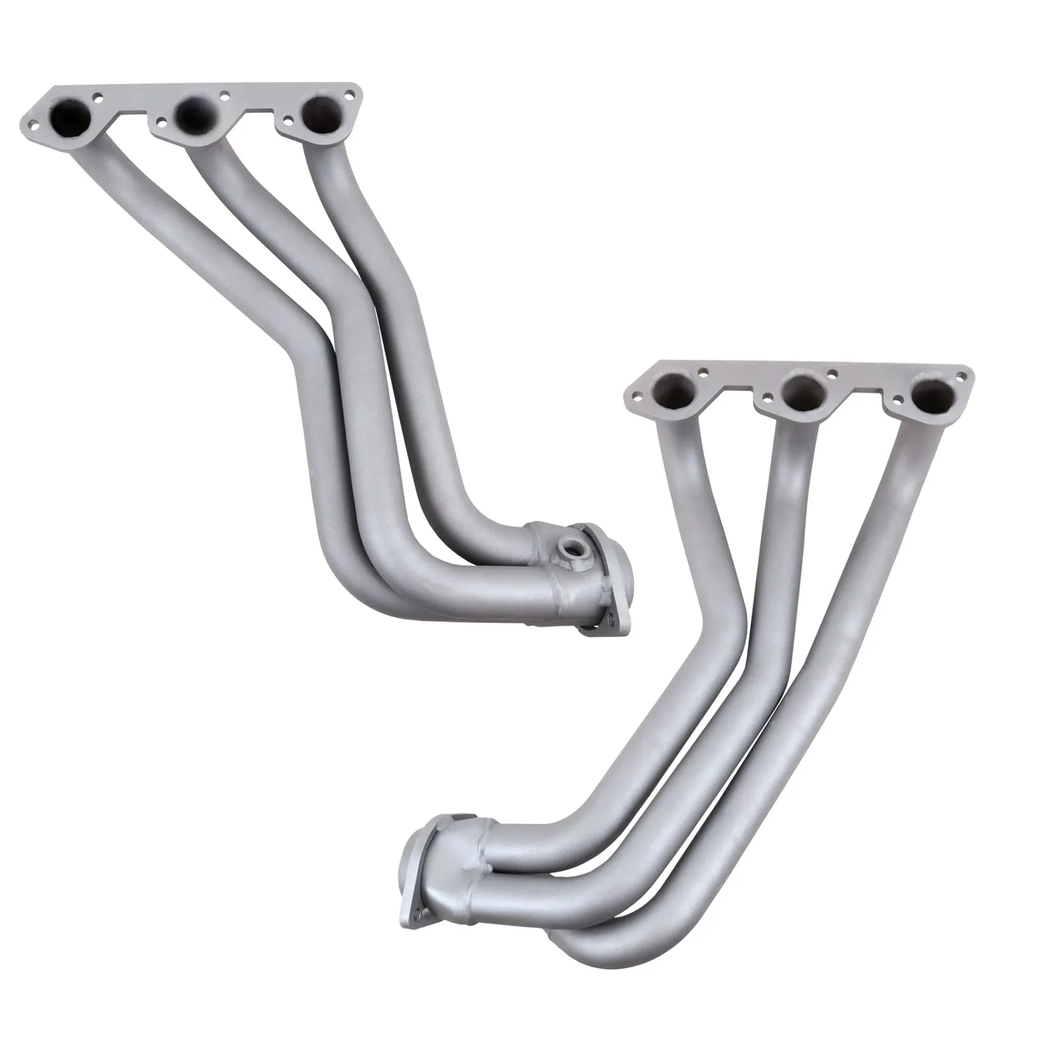 Jeep Wrangler 3.8 1-5/8 Long Tube Exhaust Headers With High Flow Cats Titanium Ceramic 07-11 - Reconditioned