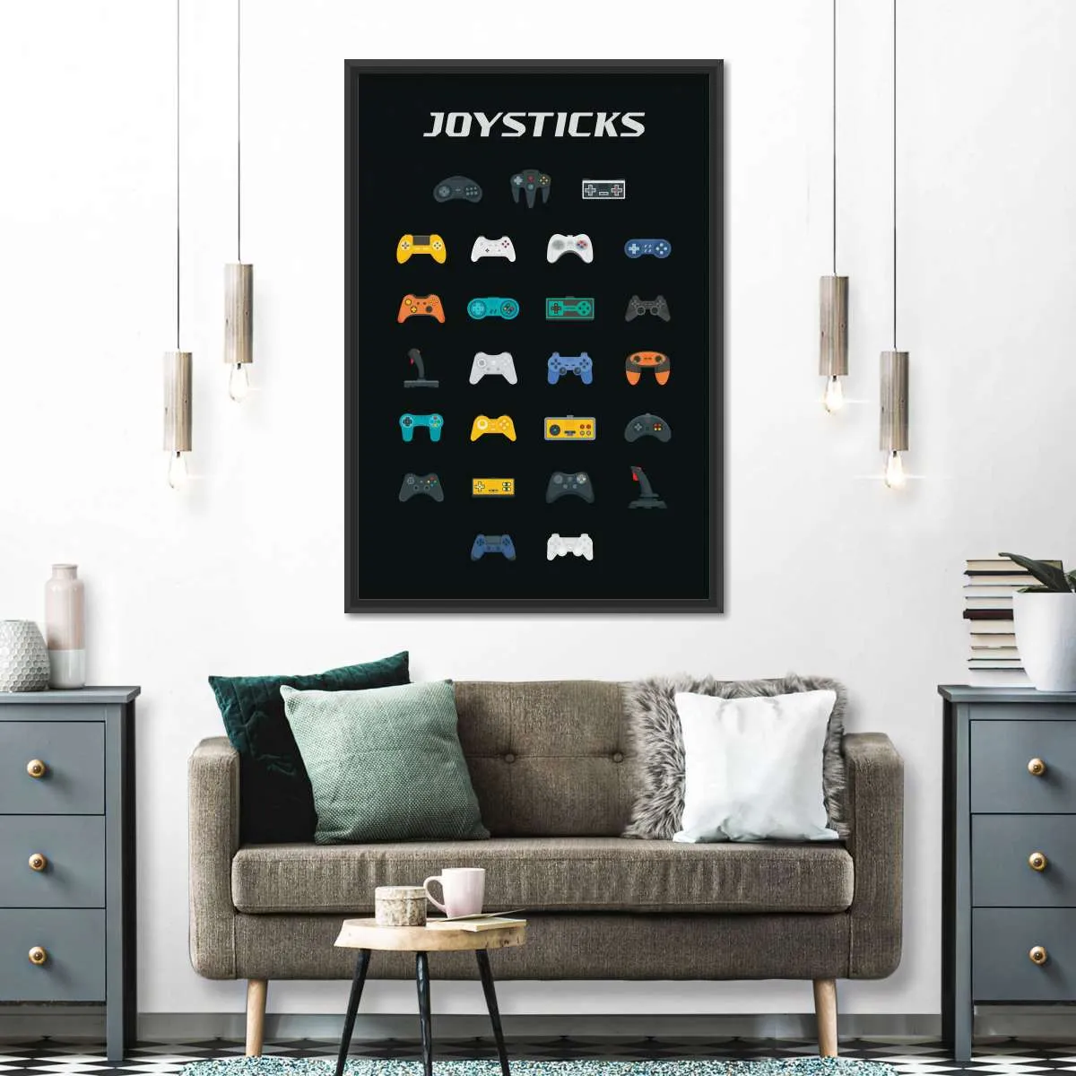 Joysticks Wall Art
