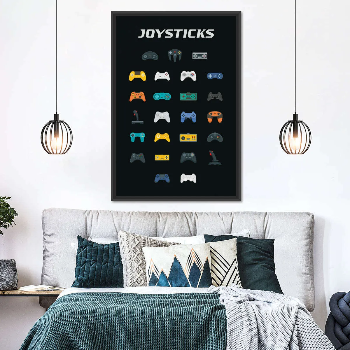 Joysticks Wall Art