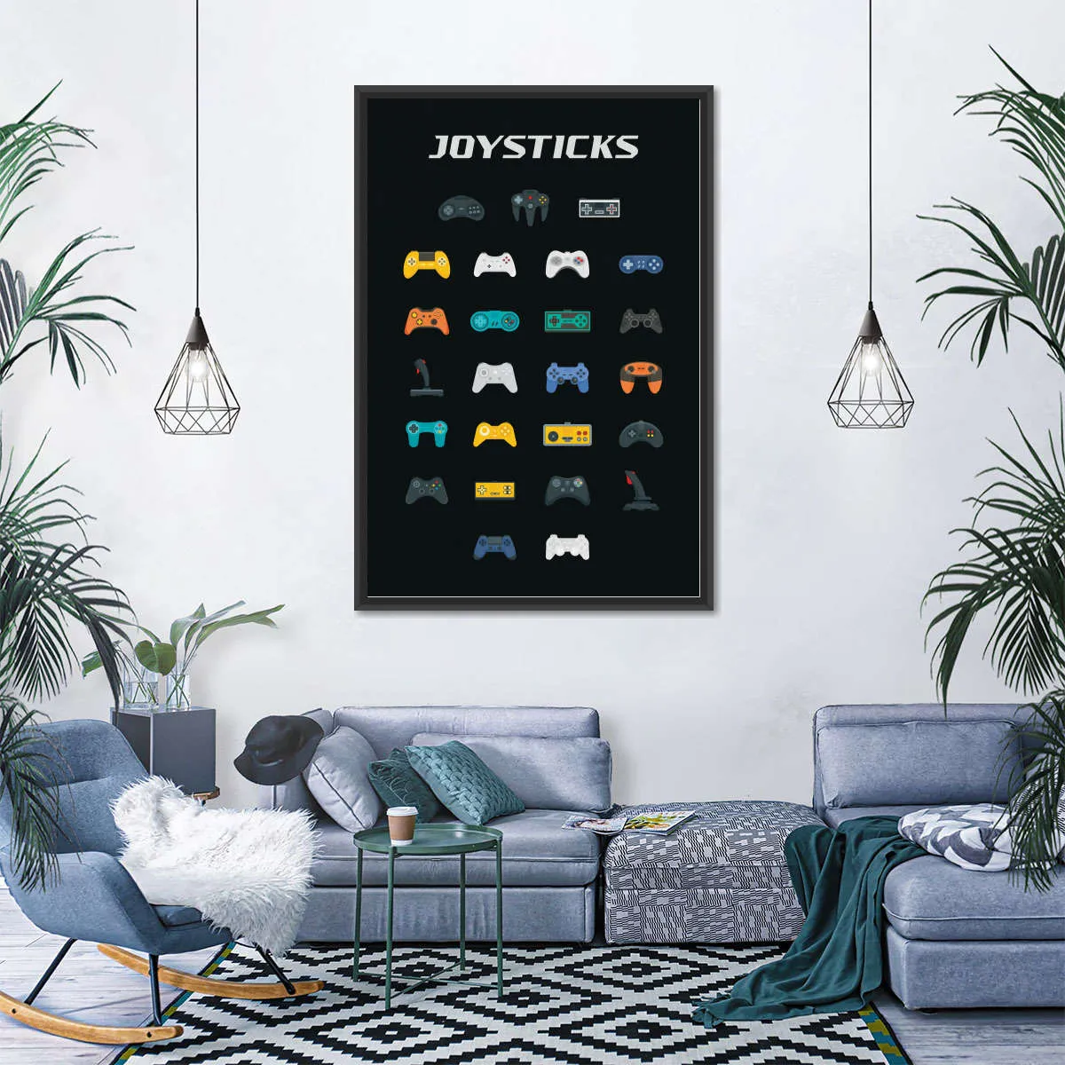 Joysticks Wall Art