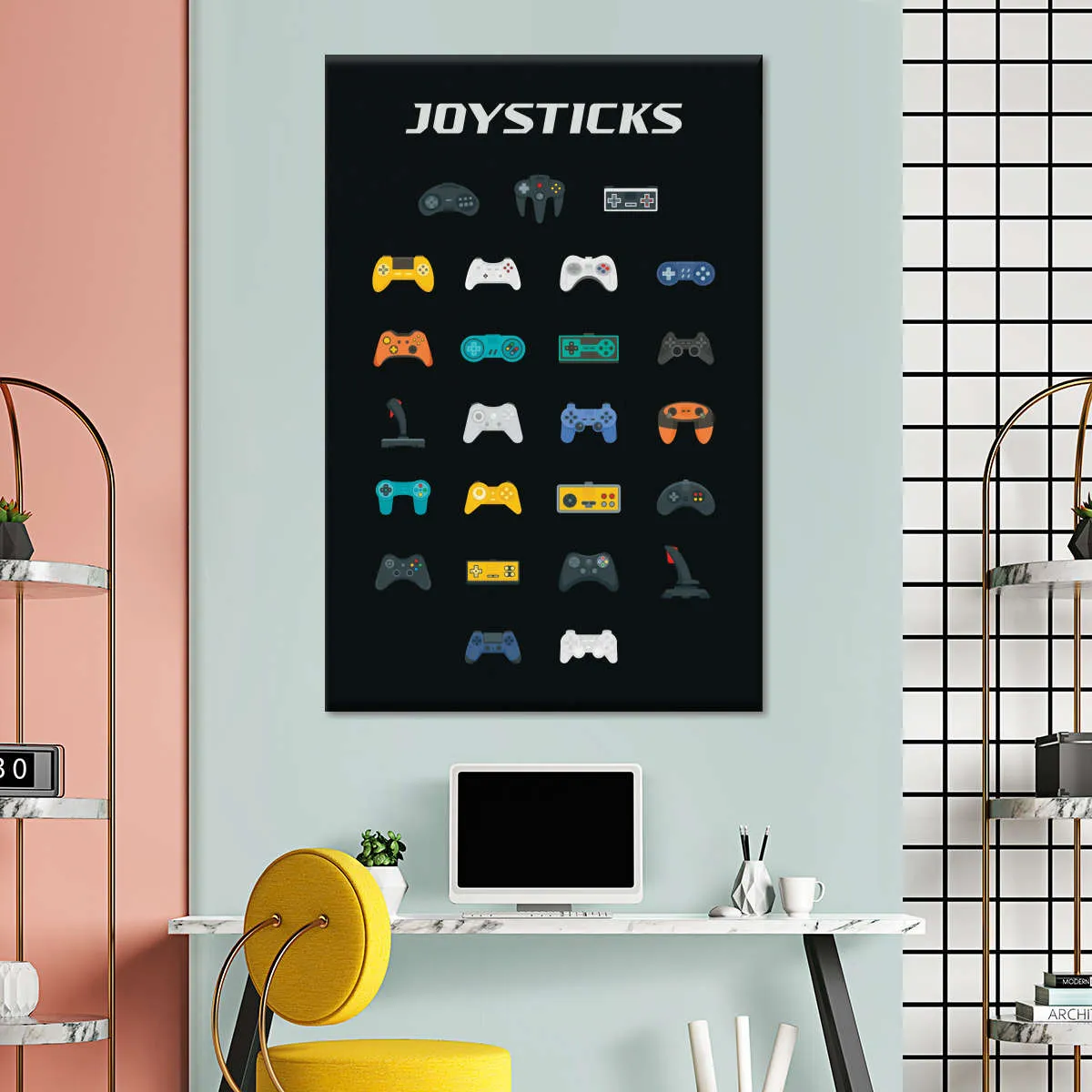 Joysticks Wall Art