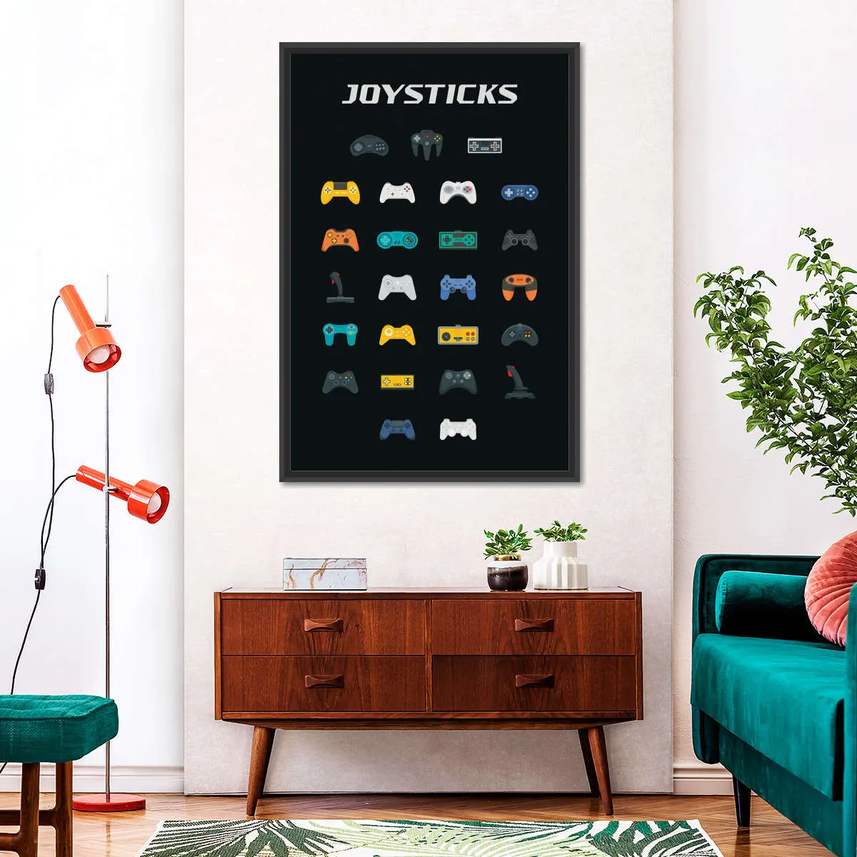 Joysticks Wall Art