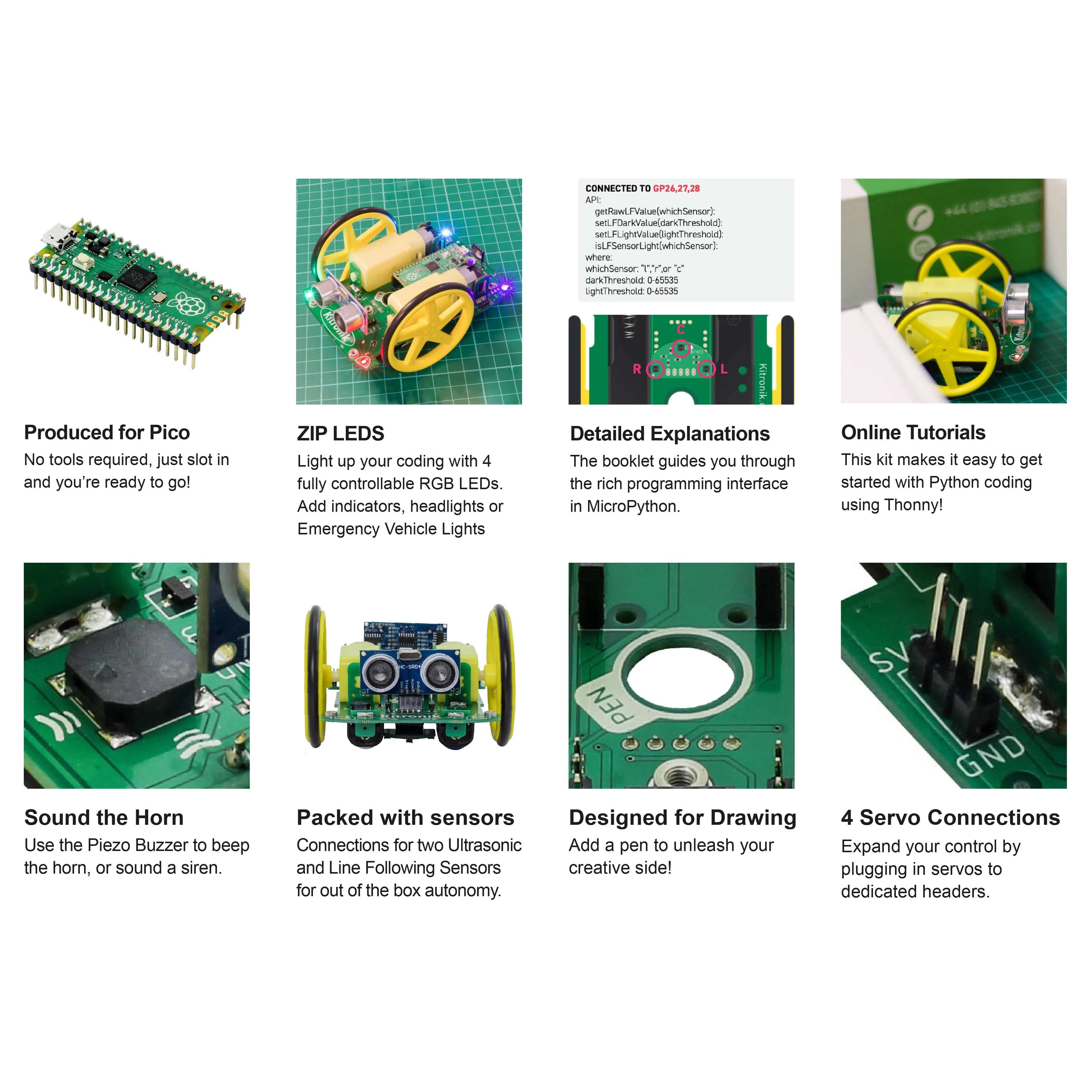 Kitronik Autonomous Robotics Platform for Pico